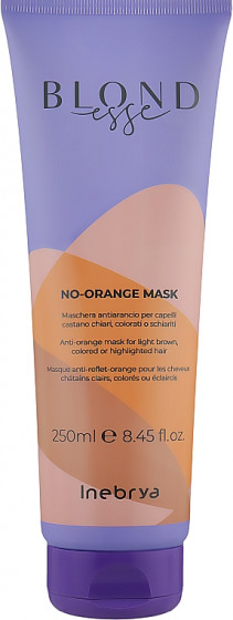 Inebrya Blondesse No-Orange Mask - Маска для фарбованого волосся, проти помаранчевого кольору
