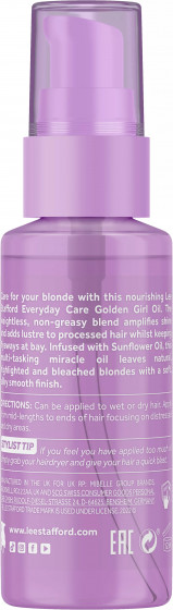 Lee Stafford Bleach Blondes Everyday Care Golden Girl Oil - Масло для освітленого волосся - 2