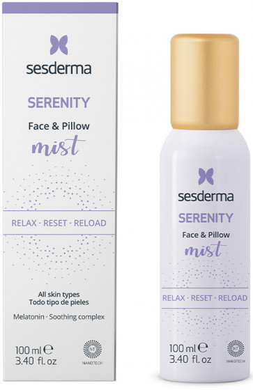 Sesderma Serenity Face & Pillow Mist - Регенеруючий нічний спрей для обличчя - 1