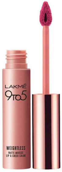 Lakme India 9 to 5 Weightless Mousse Lip & Cheek Color - Рідка помада для губ