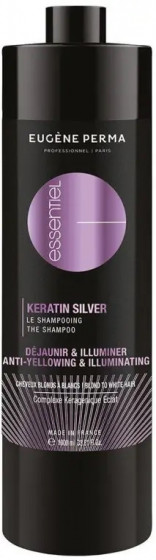 Eugene Perma Essentiel Keratin Silver Shampoo - Шампунь з кератином для сивого та освітленого волосся