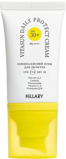 Hillary VitaSun Daily Protect Cream SPF30+ - Сонцезахисний крем