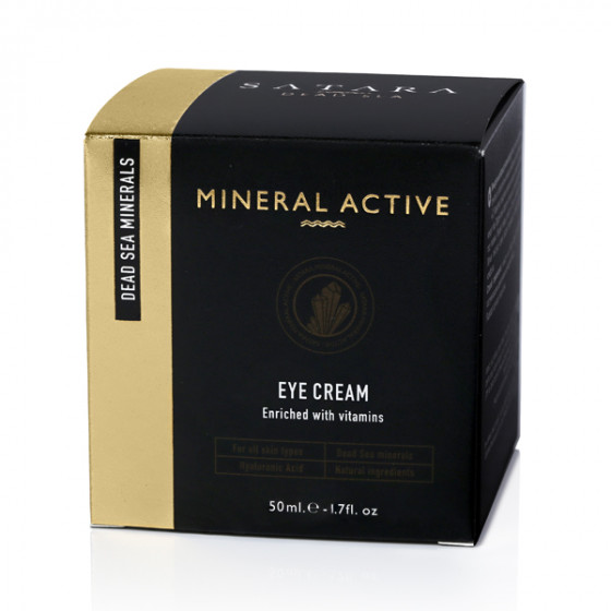 Satara Mineral Active Eye Cream - Мінеральний крем для шкіри навколо очей - 1