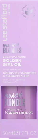 Lee Stafford Bleach Blondes Everyday Care Golden Girl Oil - Масло для освітленого волосся - 1