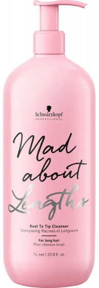 Schwarzkopf Professional Mad About Lengths Root To Tip Cleanser - Безсульфатний шампунь для довгого волосся