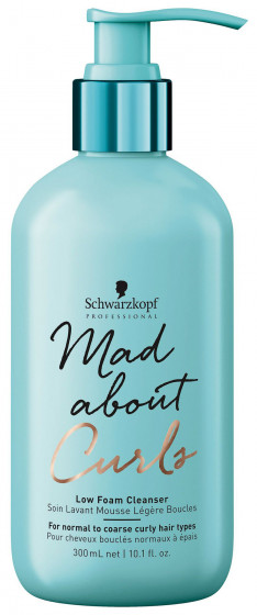 Schwarzkopf Professional Mad About Curls Low Foam Cleanser Shampoo - М'який шампунь для кучерявого волосся