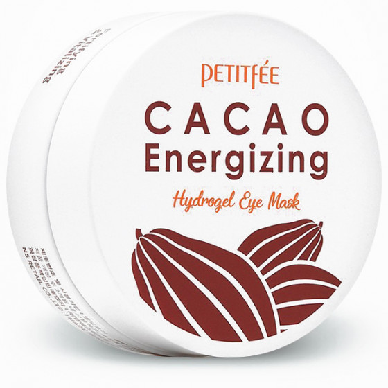 Petitfee & Koelf Cacao Energizing Hydrogel Eye Mask - Гідрогелеві тонізуючі патчі для очей з екстрактом какао - 1