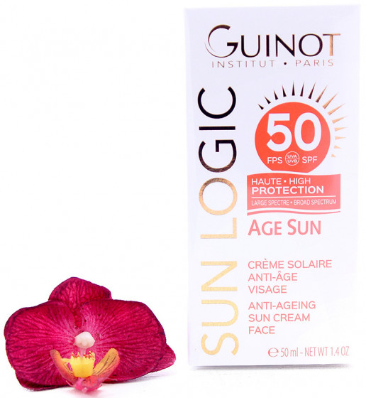 Guinot Age Sun Anti-Ageing Sun Cream Face SPF50 - Антивіковий крем від сонця для обличчя - 1