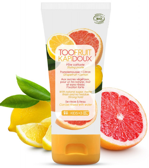 Toofruit Kapidoux Grapefruit + Lemon Styling Paste - Паста для стайлінгу "Грейпфрут і Лимон" - 1