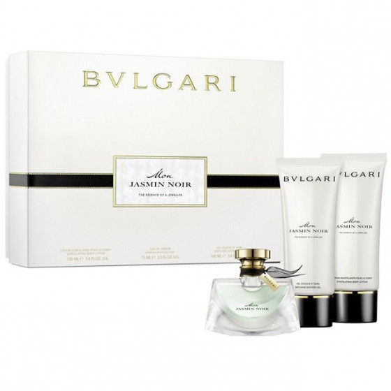 Bvlgari Mon Jasmin Noir L'Eau Exquise - Подарунковий набір (EDT50+S/G75+B/L75)