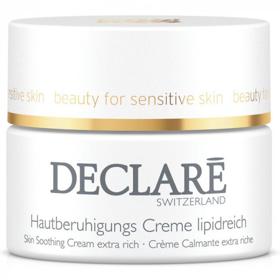 Declare Skin Soothing Cream Extra Rich - Заспокійливий поживний крем