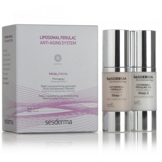 Sesderma Liposomal Ferulac Anti-Aging System - Омолоджуюча система Крок I + Крок II