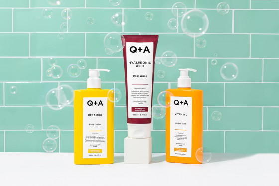 Q+A Hyaluronic Acid Body Wash - Очищуючий гель для тіла з гіалуроновою кислотою - 9