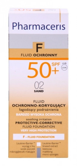 Pharmaceris F Protective-Corrective Fluid Foundation SPF50+ - Захисний коригувальний тональний крем - 1