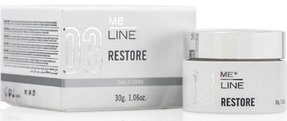 Me Line 03 Restore - Крем-емоліент для відновлення шкіри після домашньої депігментуючої терапії