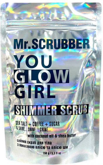 Mr.Scrubber You Glow Girl Shimmer Scrub - Скраб для тіла