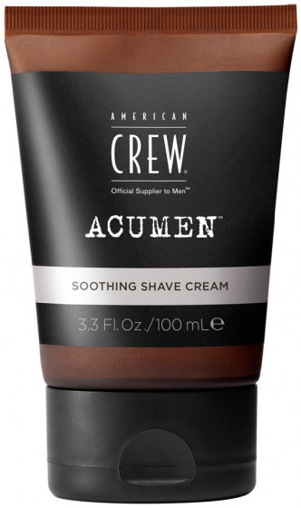 American Crew Acumen Soothing Shave Cream - Заспокійливий крем для гоління - 1