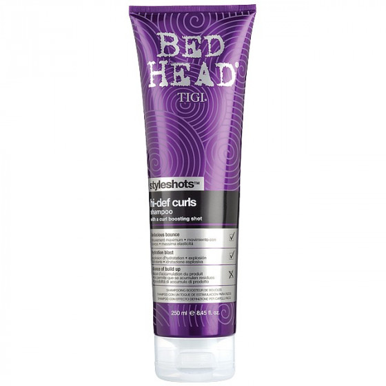 Tigi Bed Head Styleshots Hi-Def Curls Shampoo - Виділяючий кучері і захищаючий від вологості шампунь