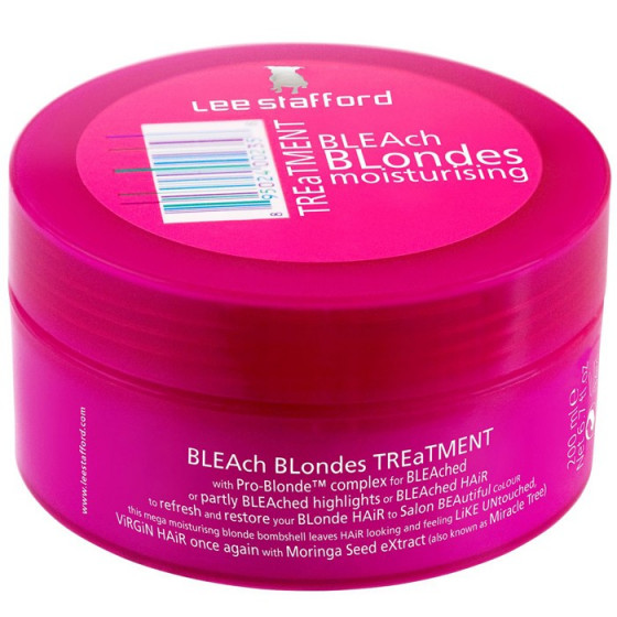 Lee Stafford Bleach Blondes Treatment - Інтенсивно зволожуюча маска для освітленого волосся