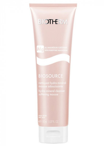 Biotherm Biosource Hydra-mineral Mousse - Мус для обличчя очищающий, зволожуючий, з мінералами для нормальної та комбінованої шкіри