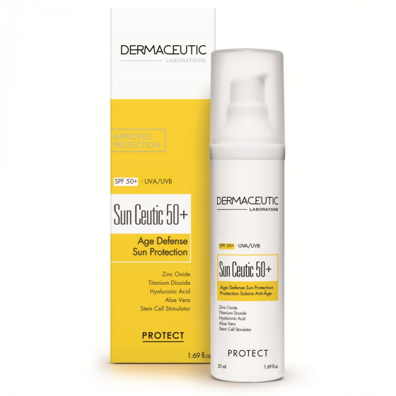 Dermaceutic Sun Ceutic 50+ - Сонцезахисний крем з anti-age ефектом