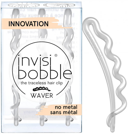 Invisibobble Waver Crystal Clear - Заколки для волосся - 1