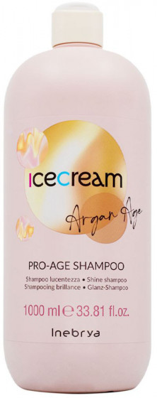 Inebrya Ice Cream Argan Age Pro Age Shampoo - Антивіковий шампунь для волосся з аргановою олією