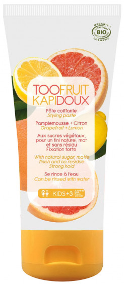 Toofruit Kapidoux Grapefruit + Lemon Styling Paste - Паста для стайлінгу "Грейпфрут і Лимон"