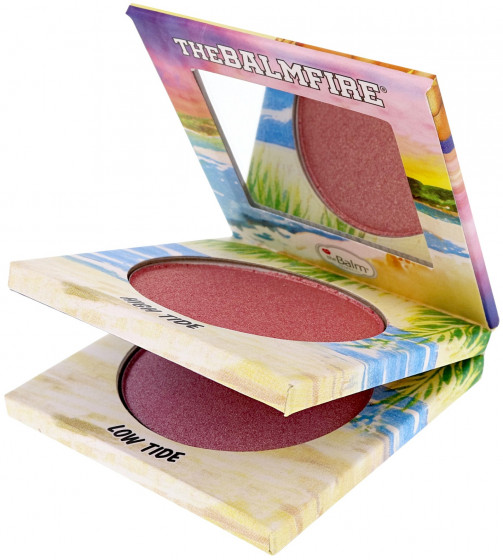 TheBalm Fire Beach Goer Highlighting Shadow/Blush Duo Beach goer - Хайлайтер-рум'яна для обличчя - 1