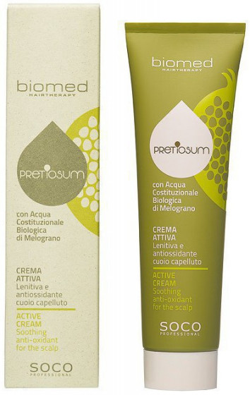 Biomed Pretiosum Crema Attiva - Актив-крем для шкіри голови, який заспокоює і виводить токсини