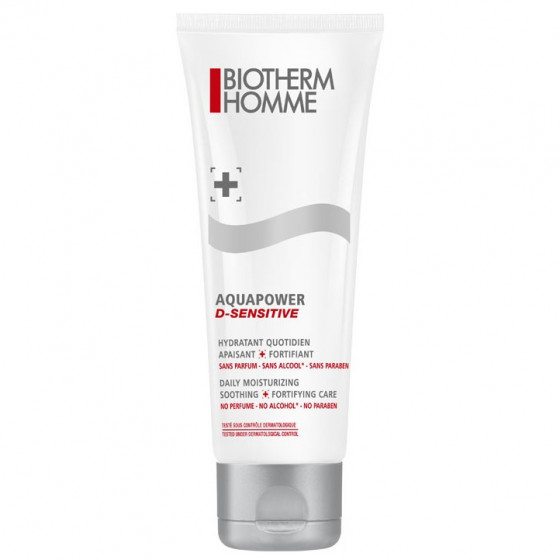 Biotherm Homme Aquapower D-Sensitive Daily Moisturizer - Крем для обличчя зволожуючий для чутливої ​​шкіри чоловічий