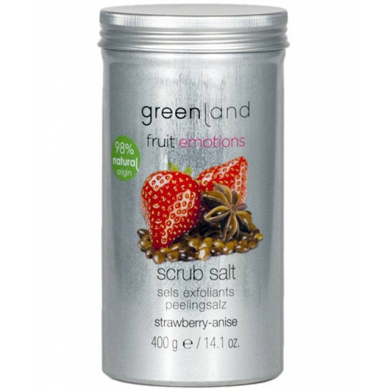 Greenland Fruit Emotions Scrub Salt Strawberry & Anise - Сіль-скраб Полуниця-Аніс