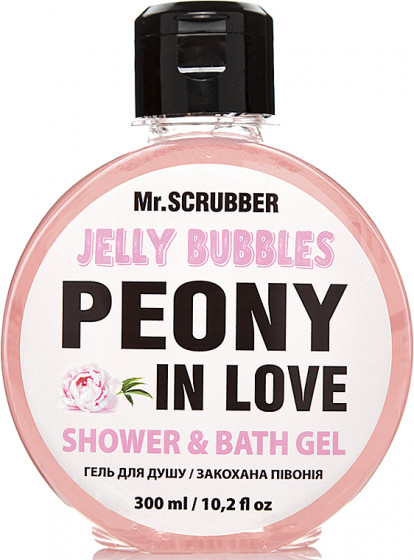 Mr.Scrubber Jelly Bubbles Shower & Bath Gel "Peony in Love" - Гель для душу