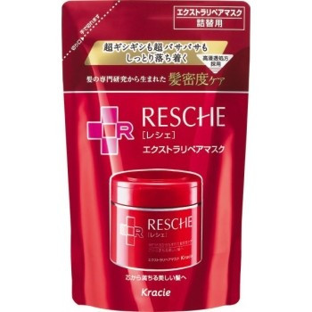 Kanebo Resche Extra Repair Mask - Маска інтенсивно відновлює для пошкодженого волосся (змінний блок)