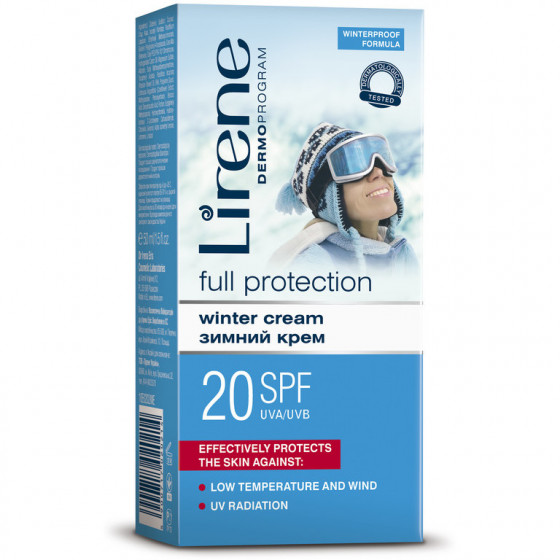 Lirene Full Protection Winter Cream SPF 20 - Зимовий захисний крем для обличчя