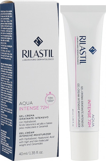Rilastil Aqua Gel-Cream Intensive Moisturizer - Гель-крем для інтенсивного зволоження шкіри обличчя протягом 72 годин - 1