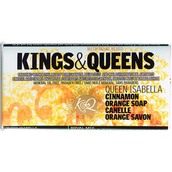 Kings & Queens Queen Isabella Cinnamon Orange Soap - Мило Королева Ізабелла кориця-апельсин