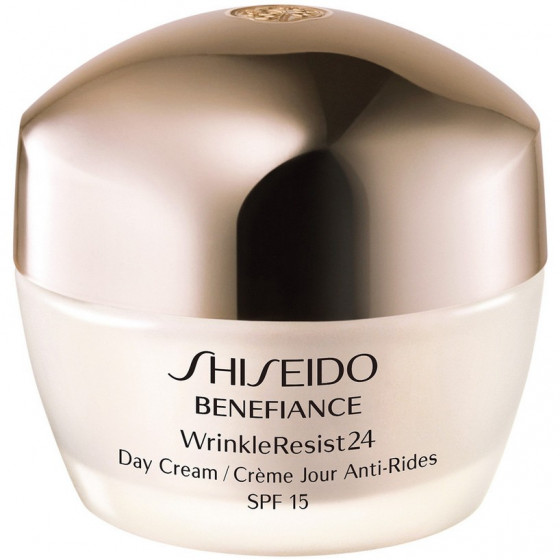 Shiseido Benefiance WrinkleResist24 Day Cream SPF15 - Зволожуючий крем від зморшок для сухої шкіри