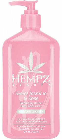 Hempz Sweet Jasmine & Rose Collagen Infused Herbal Body Moisturizer - Молочко для тіла з колагеном "Жасмін-Троянда"