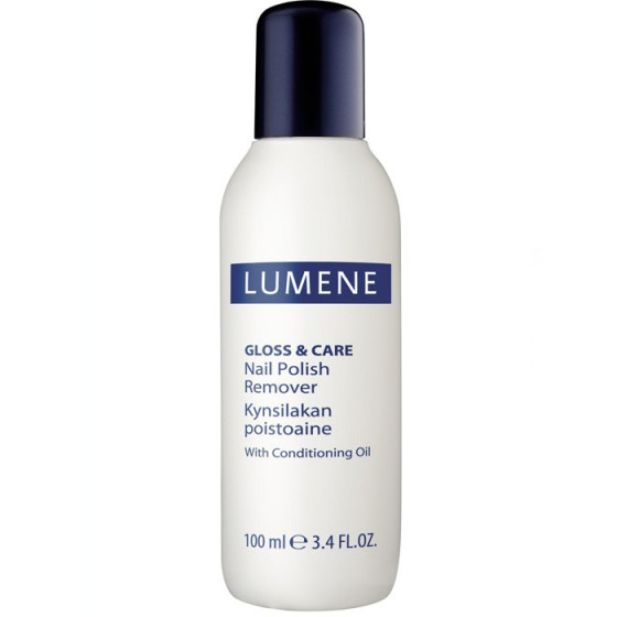 Lumene Gloss & Care Nail Polish Remover - Рідина для зняття лаку без ацетону