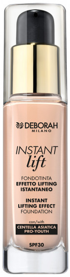 Deborah Instant Lift Foundation SPF30 - Тональна основа з ліфтинг ефектом