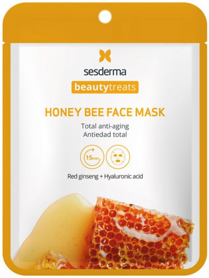 Sesderma Beauty Treats Honey Bee Face Mask - Антивікова маска для обличчя