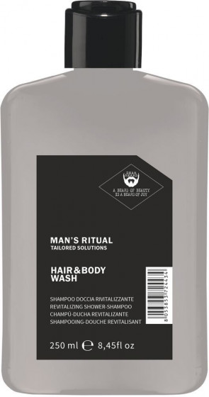 Nook Dear Beard Man's Ritual Hair&Body Wash - Ревіталізуючий шампунь-гель для душу