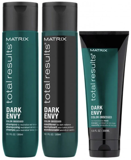 Matrix Total Results Dark Envy Conditioner - Кондиціонер для нейтралізації небажаних червоних напівтонів волосся відтінків брюнет - 2