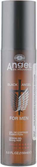 Angel Professional Black Angel Design Gel Strong Hold - Гель для дизайну волосся сильної фіксації