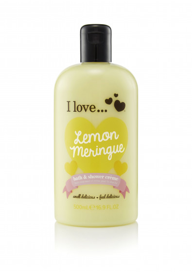 I Love Lemon Meringue Bath & Shower Creme - Крем для ванни і душу "Лимонне безе"