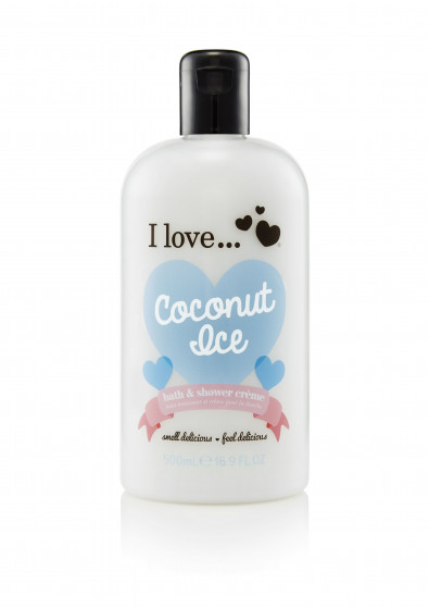 I Love Coconut Ice Bath & Shower Creme - Крем для ванни і душу "Кокосовий лід"