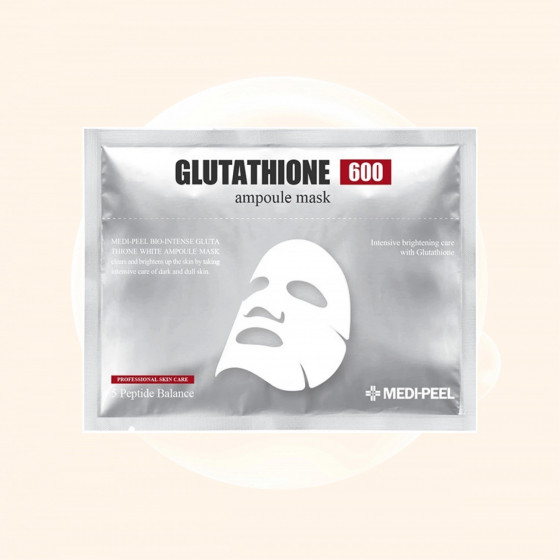 Medi Peel Bio Intense Glutathione White Ampoule Mask - Освітлююча ампульна маска для обличчя з глутатіоном - 1