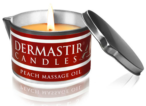 Dermastir Massage Candle Oil Peach - Масажна свічка Персик