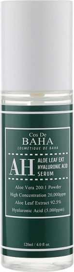 Cos De BAHA Aloe Leaf Ext Hyaluronic Acid Serum - Концентрована сироватка для обличчя з алое вера